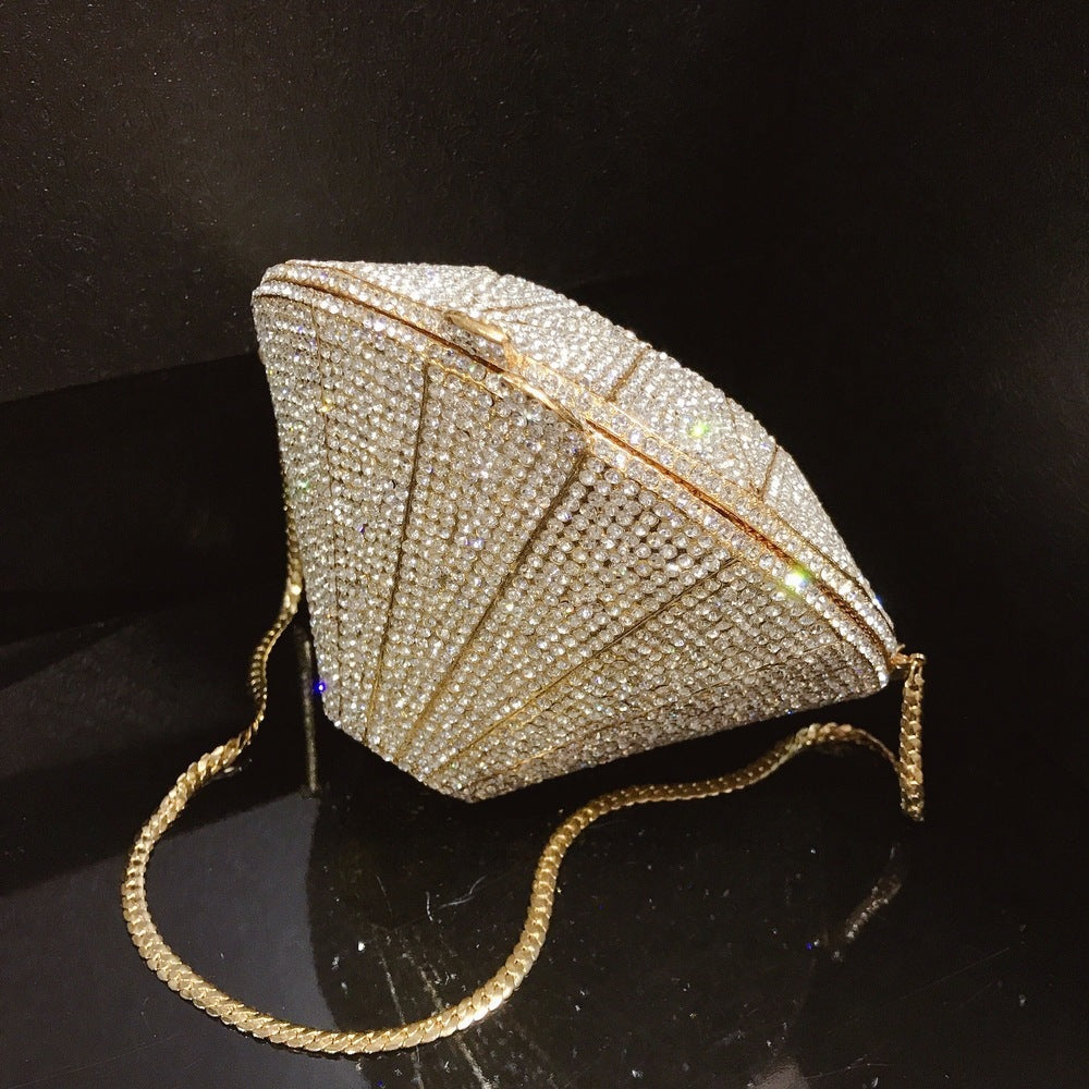 three dimensional diamond shape handbags