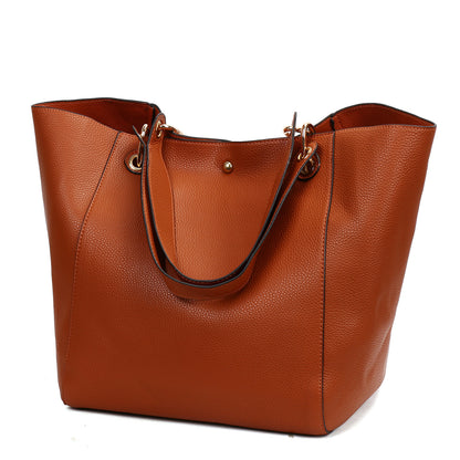 Women's Bag New Retro Simple One-Shoulder Handbag