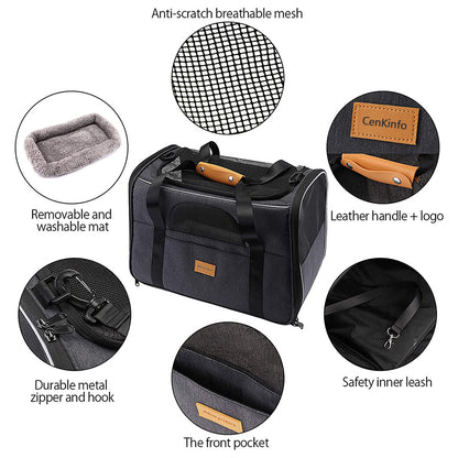 cat carrier soft dog carrier foldable portable bag pet