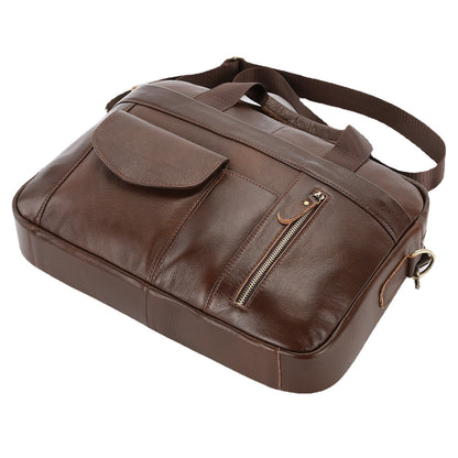 mens portable one shoulder cross body briefcase