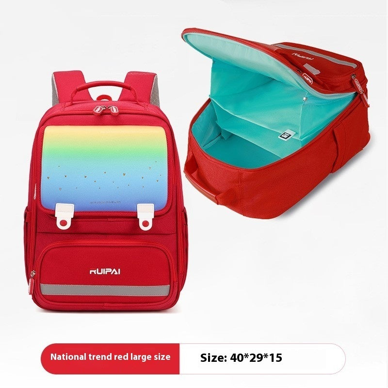 Primary School Student Schoolbag Burden Reduction Spine Protection