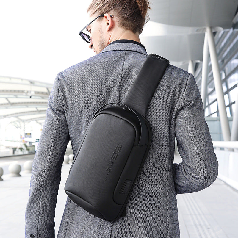 Casual one-shoulder business messenger men's chest bag