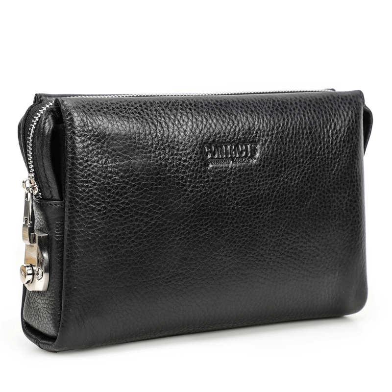 Black Angel First Layer Cattlehide Leather Men