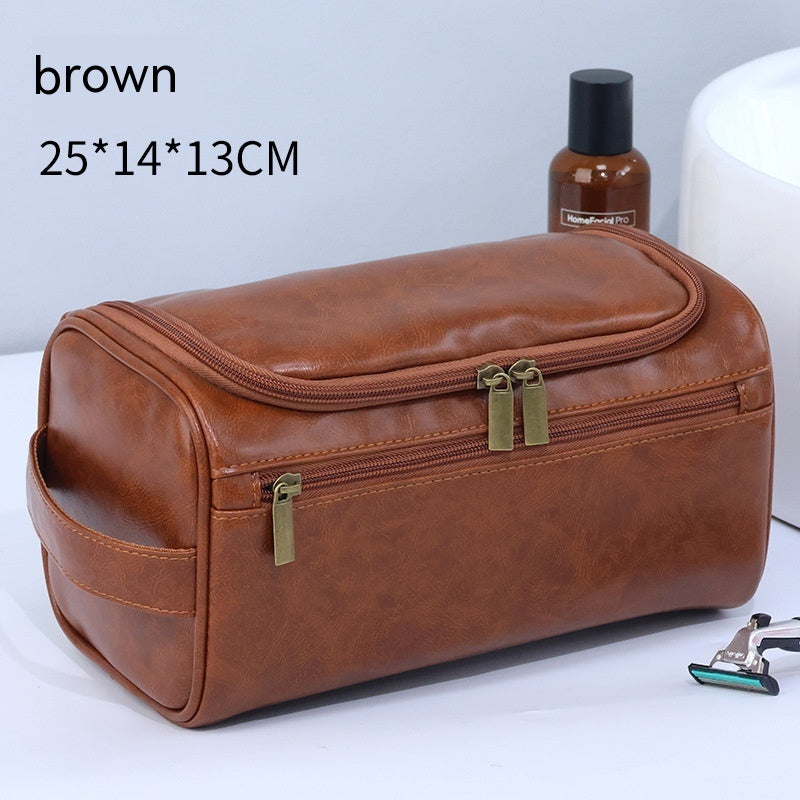 large capacity mens portable waterproof cosmetic bag