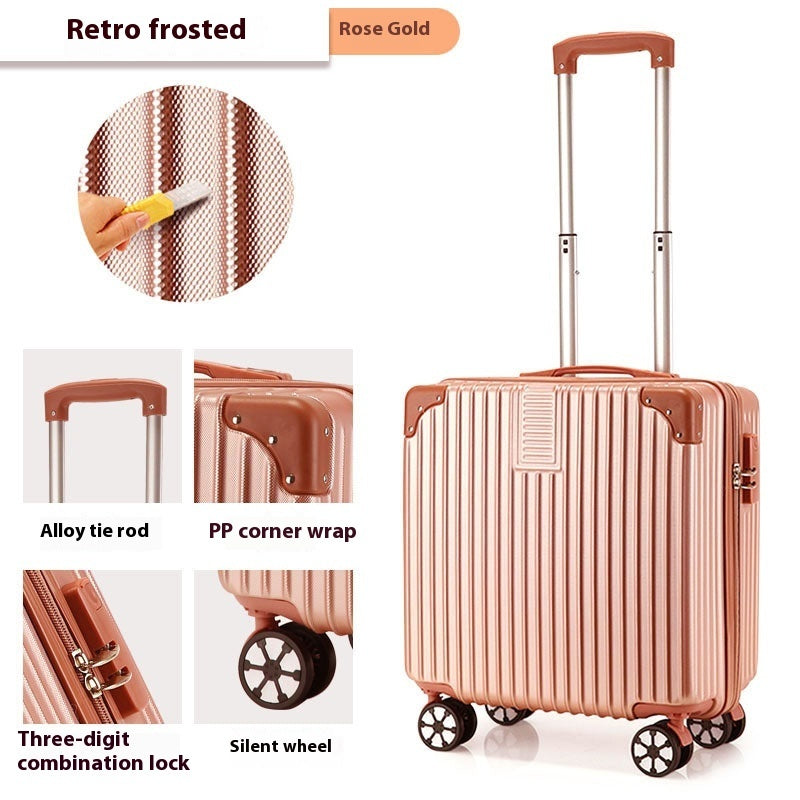 18 inch trolley case printed pattern luggage small children suitcase boarding bag suitcase