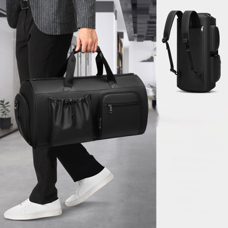 large capacity travel luggage formal suit folding buggy bag