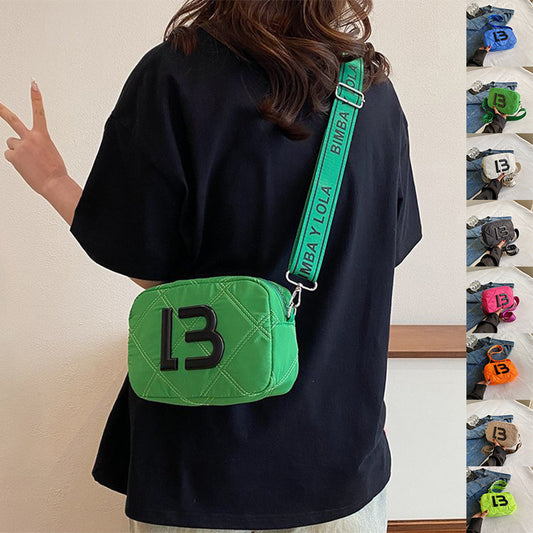 solid color small square bags women fashion underarm bag rhombic sewing shoulder messenger bags