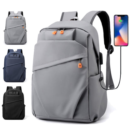 mens commuter computer bag usb charging student fashion