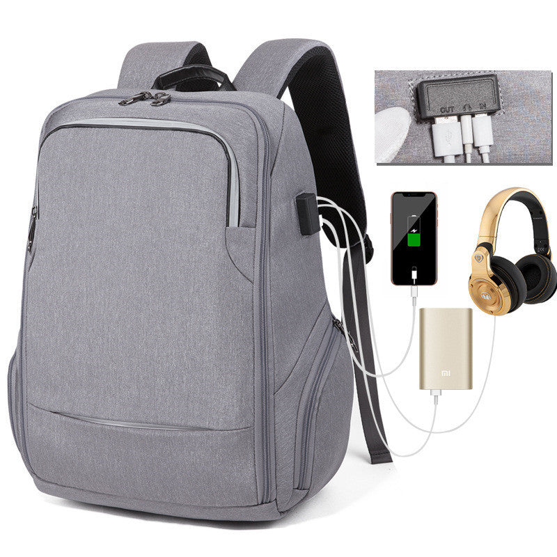 usb charging backpack student function men