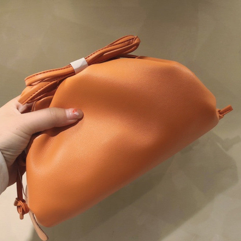 fashion one shoulder messenger hand made dumpling bag female