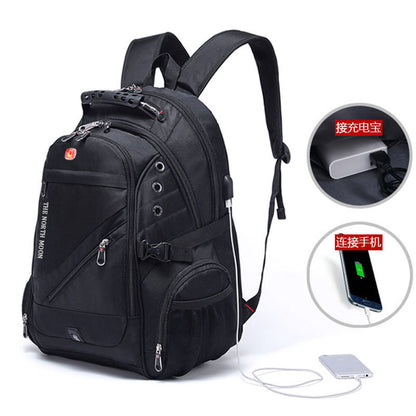 large capacity usb backpack outdoor leisure