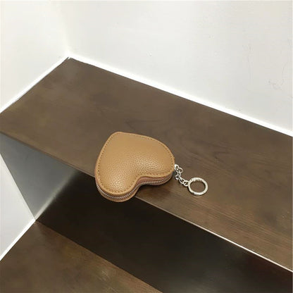 cute mini pendant love heart simplicity key case