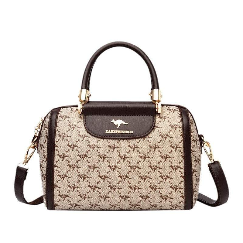 womens fashionable printed shoulder bag