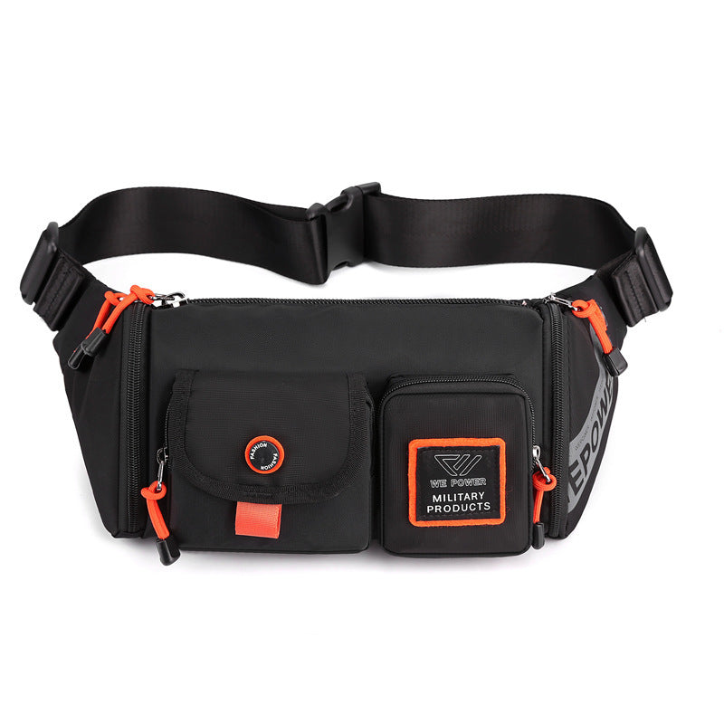 mens casual waterproof chest bag fashion trend