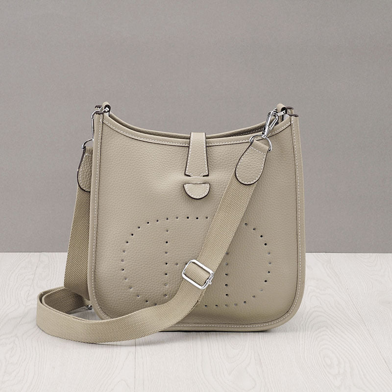 women litchi stria leather crossbody shoulder togo classic purse handbag bags h