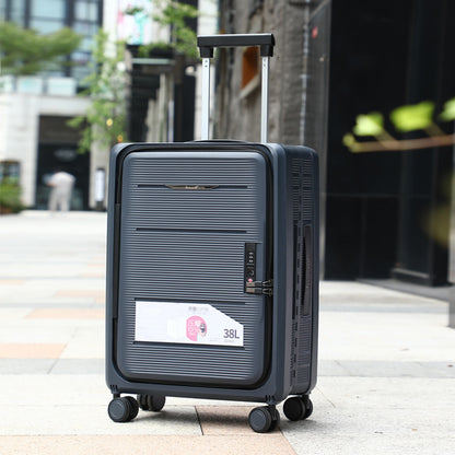 24 inch universal wheel password trolley case