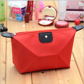 cute dumpling cosmetic bag candy colored folding dumpling storage bag ingot waterproof washing bag