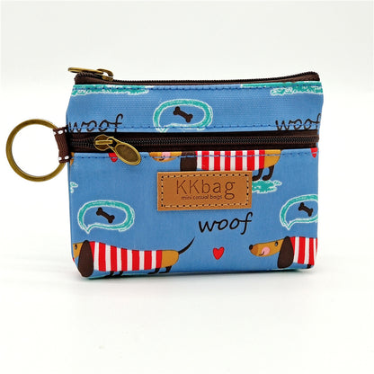 printed film cartoon change purse