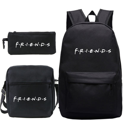 student shoulder bag pencil case three piece set