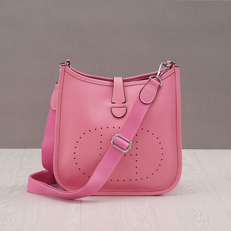 women litchi stria leather crossbody shoulder togo classic purse handbag bags h