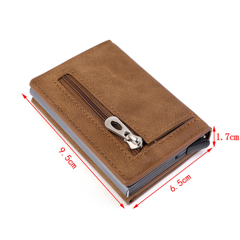 fashion multi function seven character pull small wallet