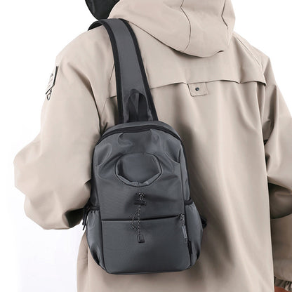 mens oxford cloth splash proof shoulder crossbody chest bag