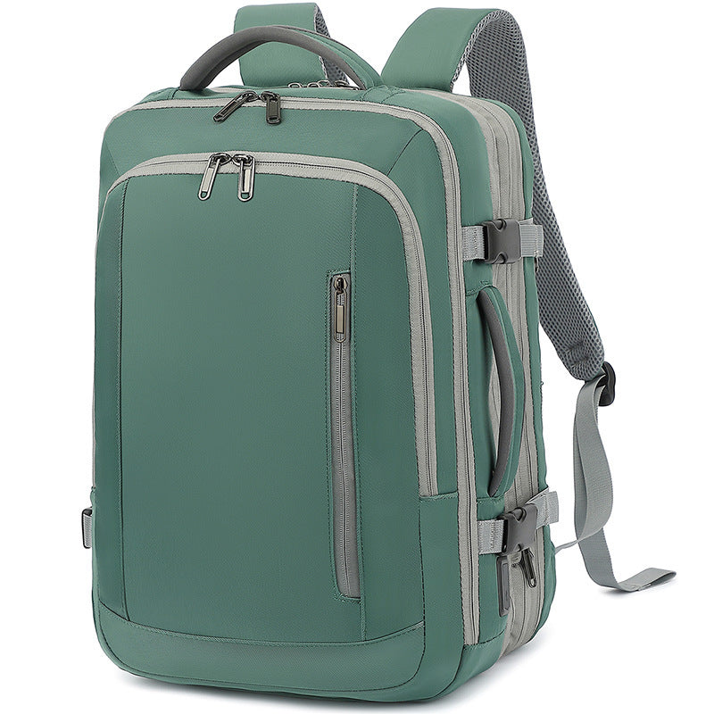 large capacity backpack expansion luggage bag multifunctional
