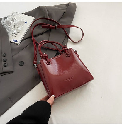 womens messenger bag fashion portable one shoulder bucket bag