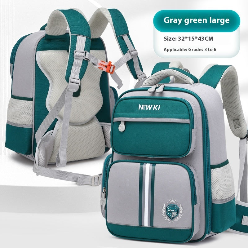 School Student Schoolbag Children's Waterproof Backpack Wear-resistant Men And Women