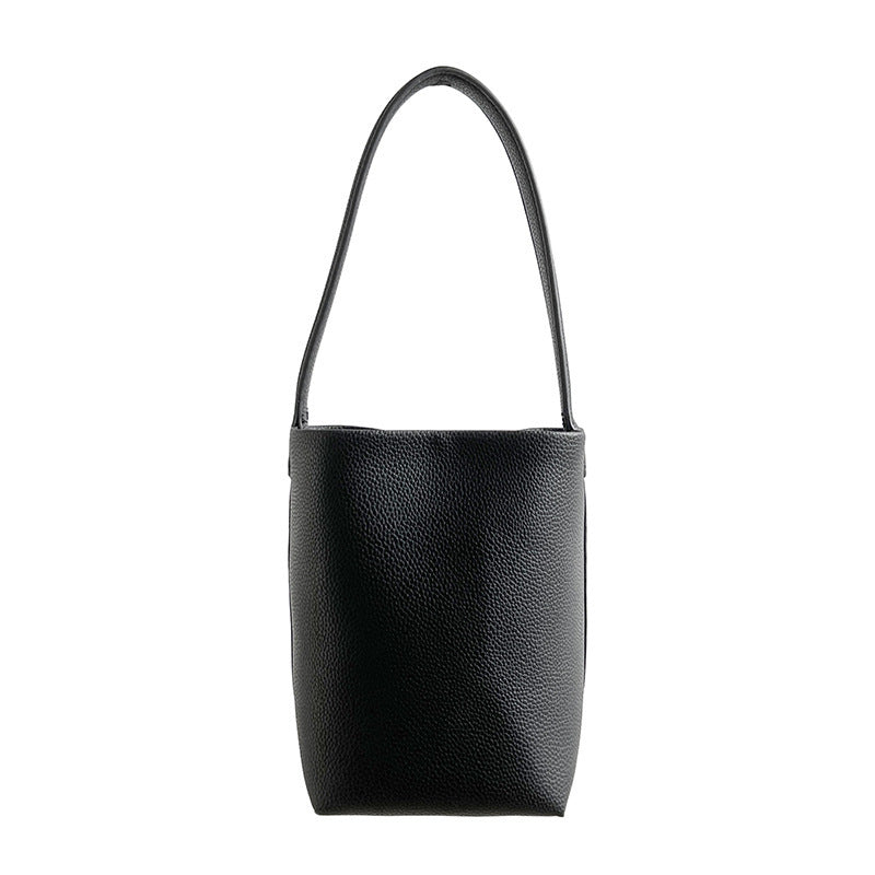 single shoulder round bag womens large capacity simple