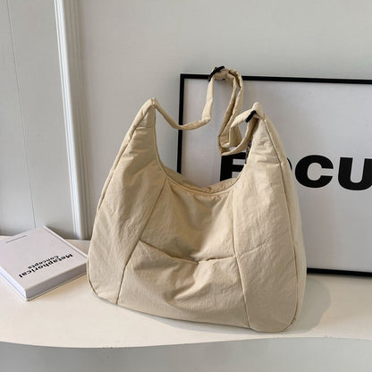 cotton padded korean casual shoulder bag