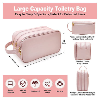 large capacity waterproof travel cosmetic bag