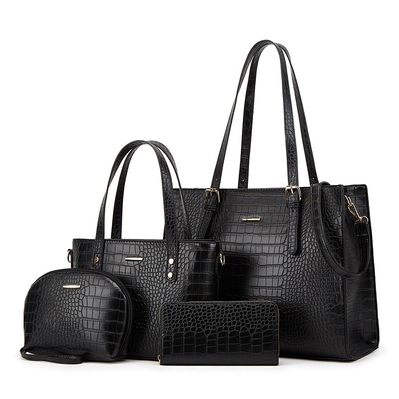 one shoulder combination package set 4 piece set