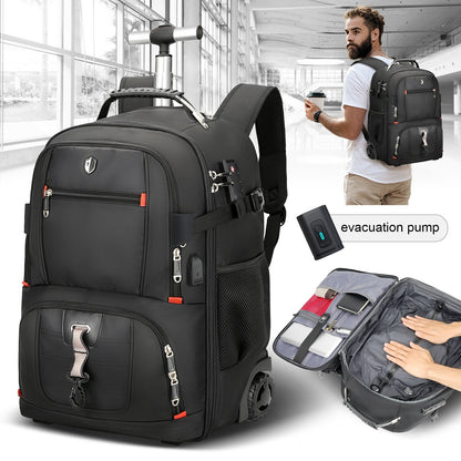 swicky trolley high grade large capacity boarding backpack