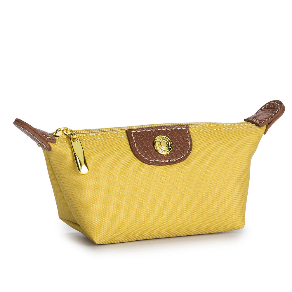 mini exquisite coin purse lightweight fashion portable nylon cloth lipstick headset storage bag