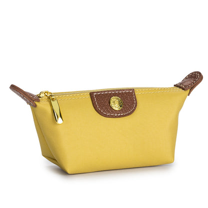 mini exquisite coin purse lightweight fashion portable nylon cloth lipstick headset storage bag