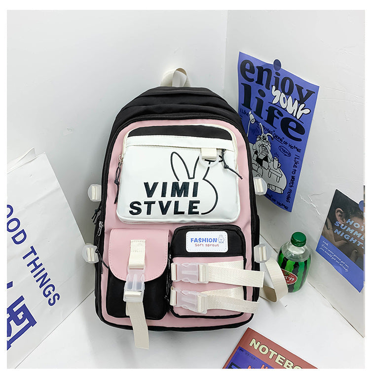 female junior high school student large capacity good looking backpack