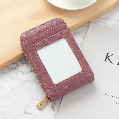 card holder womens anti degaussing mini and simple multi function
