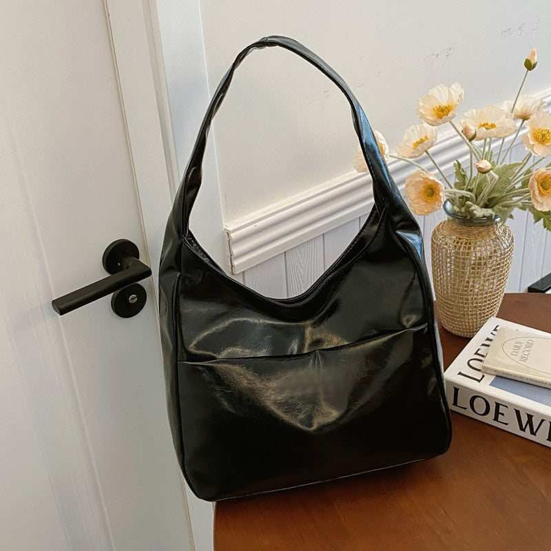 autumn and winter new simple commute underarm shoulder bag