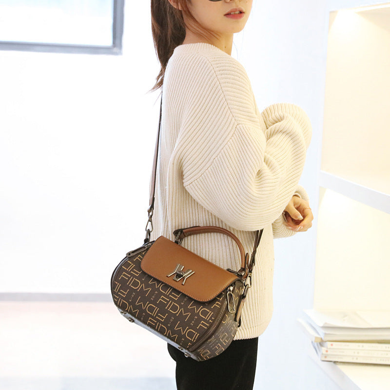 simple shoulder messenger bag trendy large capacity handbag