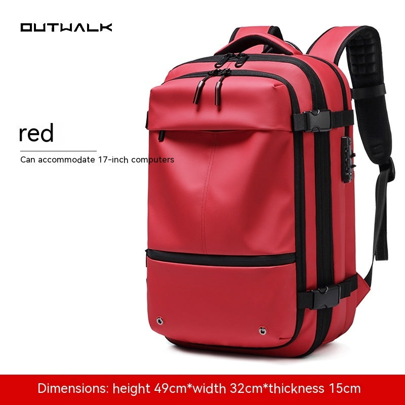 travel backpack mens business multifunction computer bag vacuum compression large capacity backpack