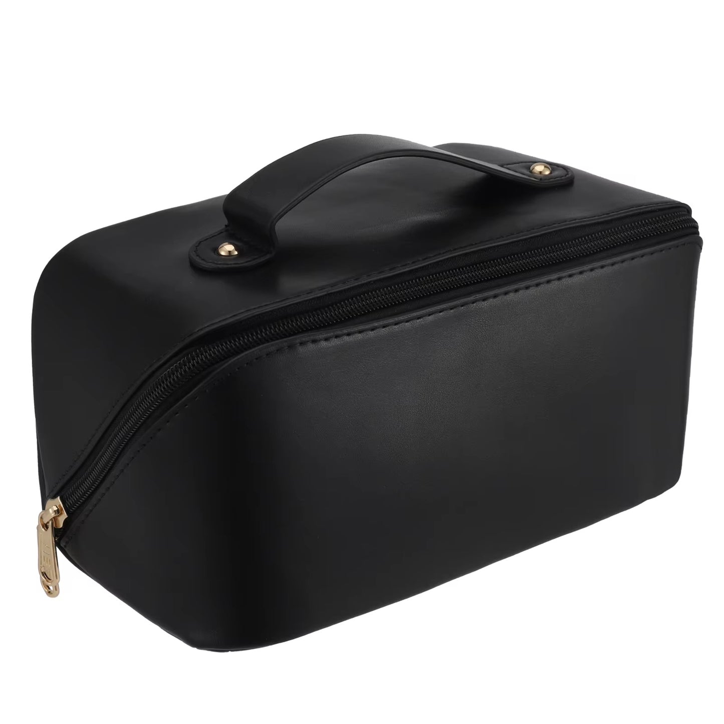 travel-makeup-bag-with-divider-and-handle-portable-pu-leather-waterproof-toiletry-bag-large-capacity-cosmetic-bags-for-women