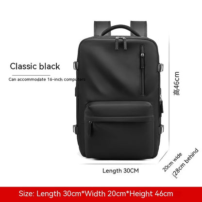 dry wet separation backpack large capacity leisure fashion schoolbag