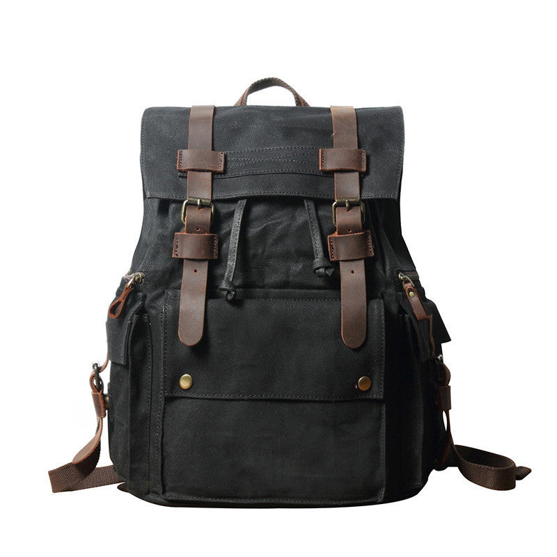 outdoor waterproof crazy horse leather womens hiking bag