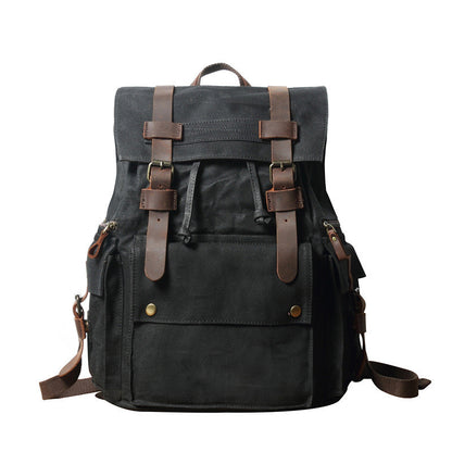 outdoor waterproof crazy horse leather womens hiking bag