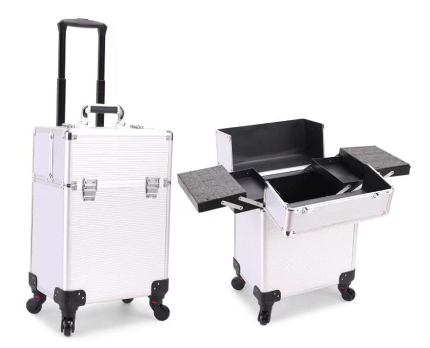 large capacity make up and make up artist trolley storage toolbox