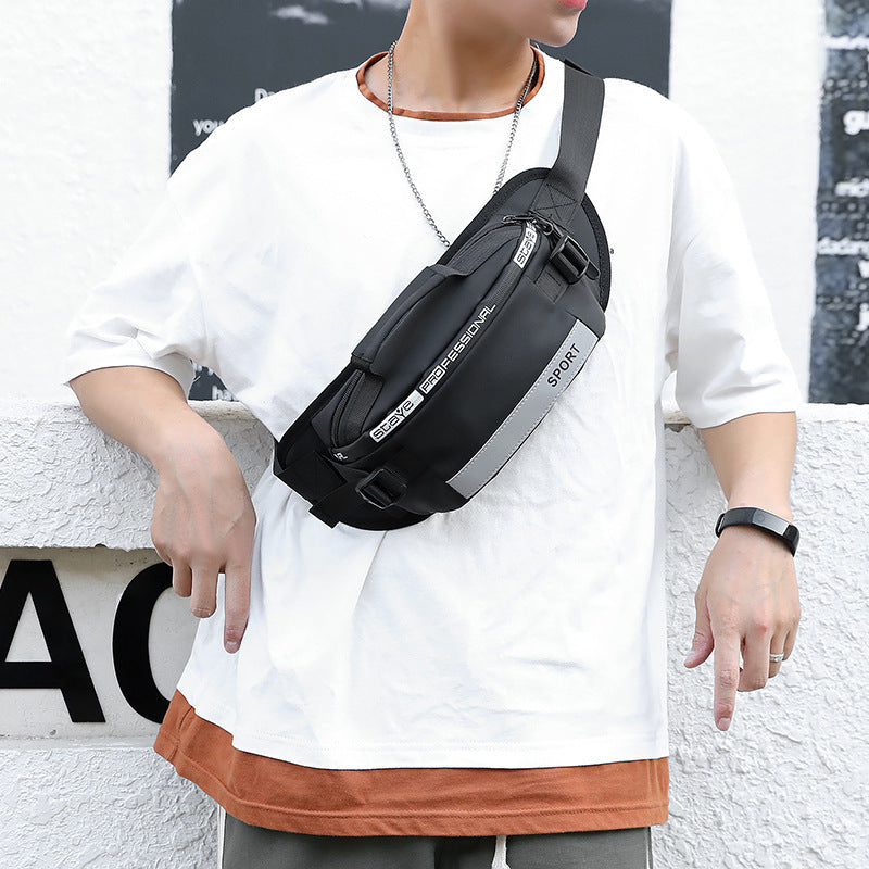 reflective waist bags men crossbody bag pack for travel walking running hiking cycling