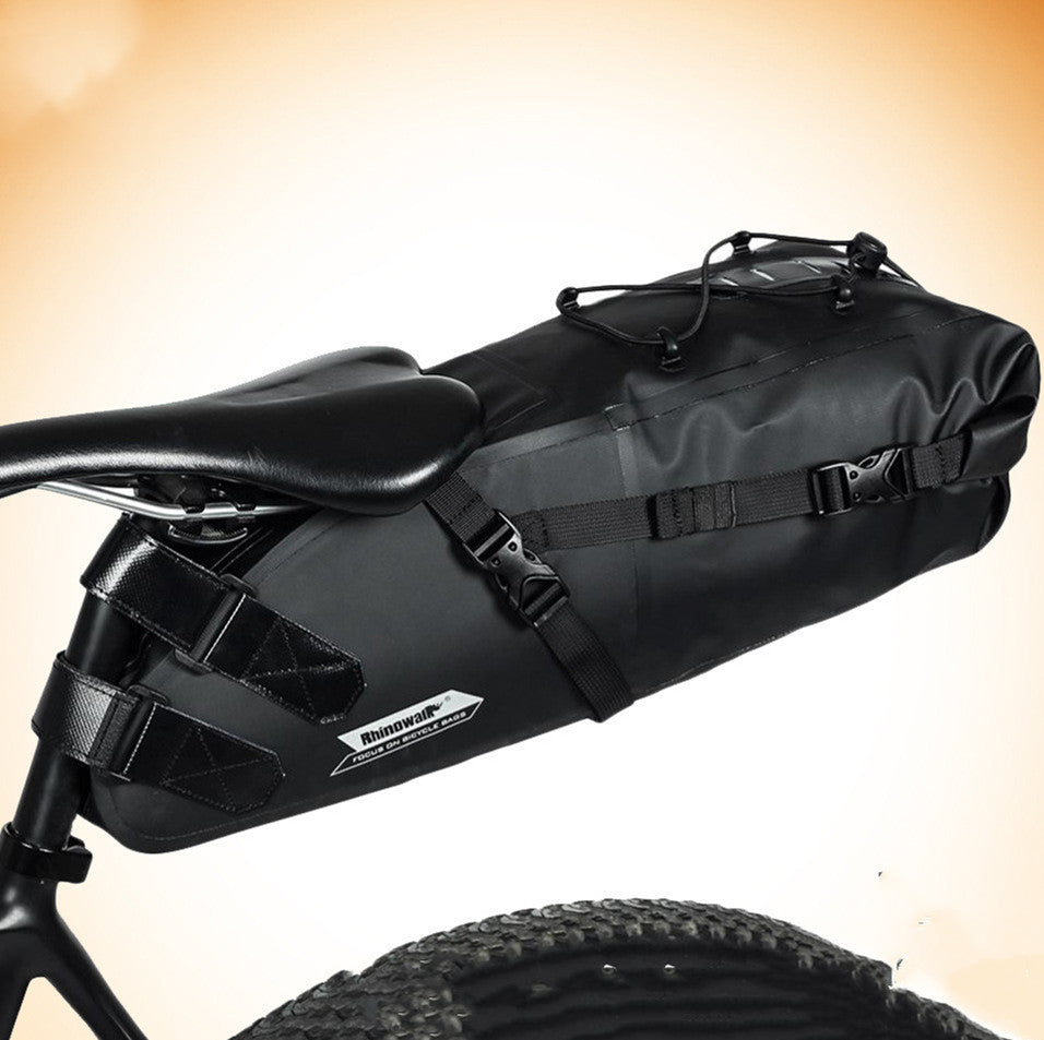 large capacity bicycle saddle bag waterproof 10l bicycle rear seat bag bicycle accessories