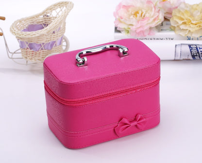 cute and fashionable womens box storage bag cosmetic case