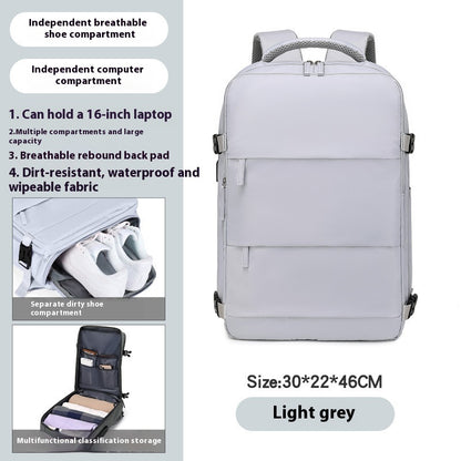 large capacity mens backpack lightweight short trip